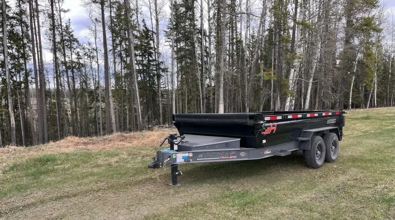 Keystone heavy-duty dump trailer